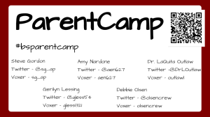 ParentCamp & Voxer - #CELI15