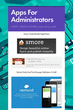 Apps For Administrators: Curate, Create and Share Content | The Golden ...